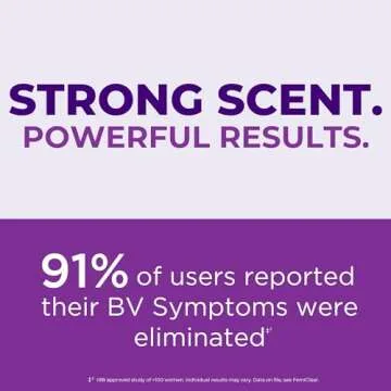 FemiClear (BV Symptoms - Vaginal Ointment for Fishy Odor, Excess Discharge, Itching & Discomfort Due to Bacterial Vaginosis, All-Natural and Organic Ingredients, 2-Day Dose