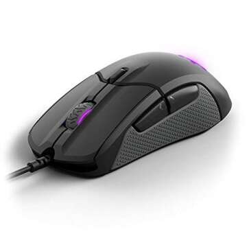 SteelSeries Rival 300, Optical Gaming Mouse - Black