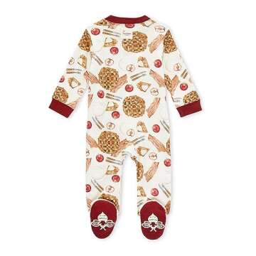 Burt's Bees Baby Boys Footed Pajamas – 100% Organic Soft Cotton PJs