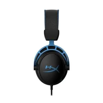 HyperX Cloud Alpha S - PC Gaming Headset, 7.1 Surround Sound, Adjustable Bass, Dual Chamber Drivers, Chat Mixer, Breathable Leatherette, Memory Foam, and Noise Cancelling Microphone - Blue
