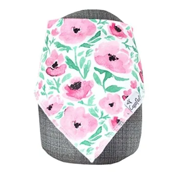 Stylish Copper Pearl Bandana Bibs for Drooling Babies