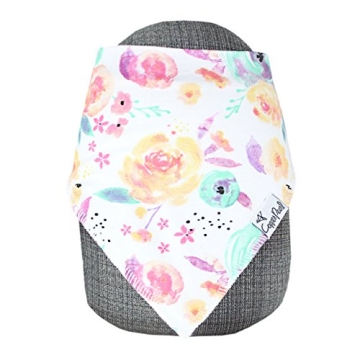 Stylish Copper Pearl Bandana Bibs for Drooling Babies