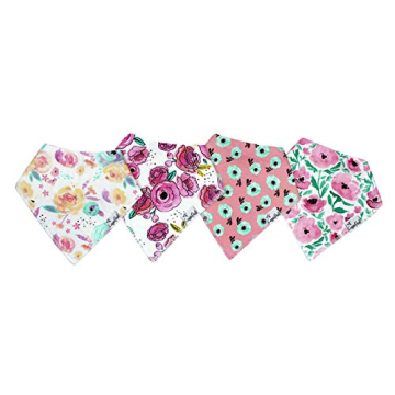 Stylish Copper Pearl Bandana Bibs for Drooling Babies