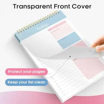 To Do List Pad - To Do List Notebook for Work with 52 Sheets, Undated Daily Planner Perfect for Daily Tasks and Goal Setting, To Do List Notepad Suitable for Office, Home and School-Early Dawn