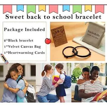Durable and Adjustable Back to School Bracelets for Kids