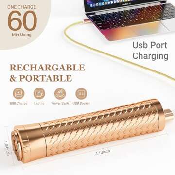 BLIBEE Painless Rechargeable Hair Removal Device