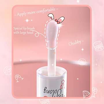 Alisesun 2Pcs Crystal Jelly Lip Oil Moisturizing Hydrating Lip Care Hydrating Lip Gloss Tinted Lip Balm, Long Lasting & Nourishing Lip Glow Oil, Non-sticky Fresh Texture