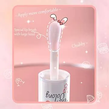 Alisesun 2Pcs Crystal Jelly Lip Oil Moisturizing Hydrating Lip Care Hydrating Lip Gloss Tinted Lip Balm, Long Lasting & Nourishing Lip Glow Oil, Non-sticky Fresh Texture