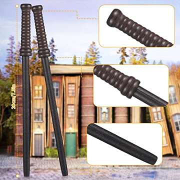 Outus 24 Pieces Wand Pencils and Glasses Wizard Party Favors, Wizard Party Supplies Birthday Supplies for Teen Boys Kids Girls Wizard School Decor Theme Halloween Supplies