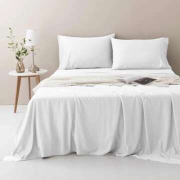 Briarwood Home Premium 100% Modal Jersey Sheet Set, Breathable Bedding, Luxurious Comfort with Silky...