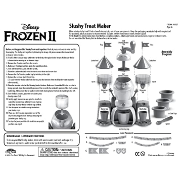 Disney Frozen II Slushy Treat Maker for Kids Fun