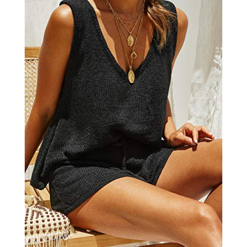 Womens Summer 2 Piece Outfits Casual Beach Sets