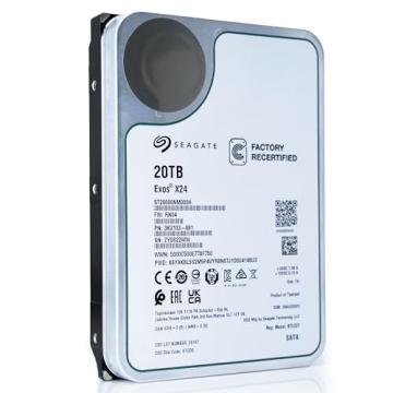 Seagate Exos X24 20TB HDD with 7200 RPM Performance