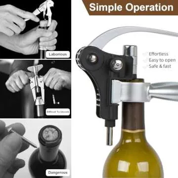 Wine Bottle Opener Set Gift for Wine Lovers - 8 PCS
