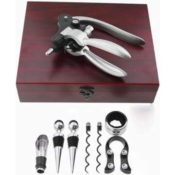 Wine Bottle Opener Set Gift for Wine Lovers - 8 PCS