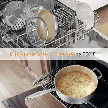 Duxtop 17PC Professional Stainless Steel Cookware Set