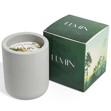 Lumin Pine Candle - 120 hr Long Lasting Soy Candles