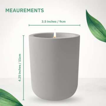 Lumin Pine Candle - 120 hr Long Lasting Soy Candles