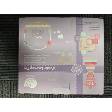 Pillowhale 4-in-1 Wooden Toddler Toys for Educational Play