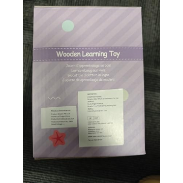 Pillowhale 4-in-1 Wooden Toddler Toys for Educational Play