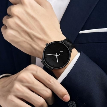 FIZILI Minimalist Waterproof Watch for Men and Women