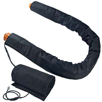 Heated 15ft RV Heated Sewer Hose Avoid Freezing at -20°F RV Heated Waste/Sewer Discharge Hose Rv Sewer Hose Storage Bag Packaging