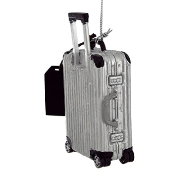 Kurt Adler Travel Luggage Ornament for Personalized Gifting