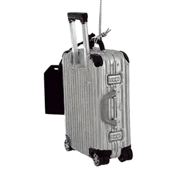 Kurt Adler Travel Luggage Ornament for Personalized Gifting
