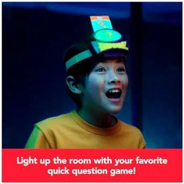 Hedbanz Lightspeed Game with Lights & Sounds Family Games Games for Family Game Night Kids Games Card Games for Families & Kids Ages 6 and up