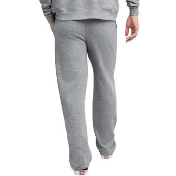 Hanes ComfortSoft EcoSmart Men's Fleece Sweatpants, Light Steel