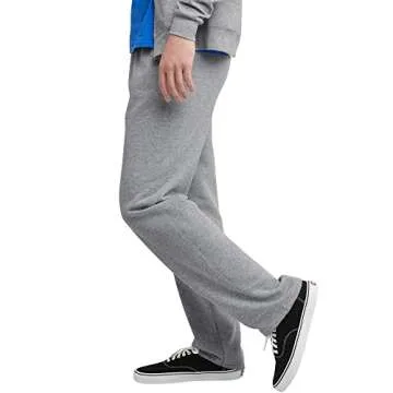 Hanes ComfortSoft EcoSmart Men's Fleece Sweatpants, Light Steel