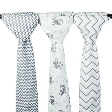 Baby Madeleine Organic Cotton Swaddle Blankets 3 Pack