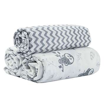 Baby Madeleine Organic Cotton Swaddle Blankets 3 Pack