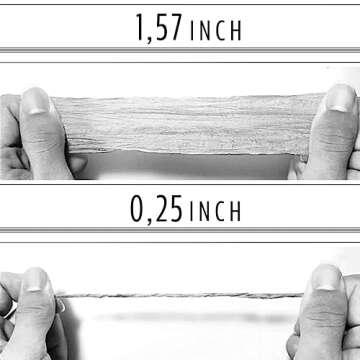 YARRD 436 Yards Black Raffia Paper Ribbon for Crafting