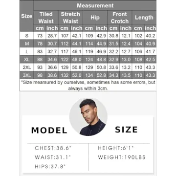 COOFANDY Men Linen Yoga Beach Pants Stretchy Comfort