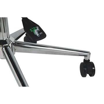 Signature Design by Ashley Baraga Contemporary Adjustable Swivel Home Office Desk Chair, White