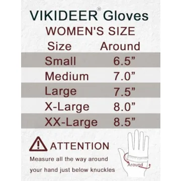 VIKIDEER Warm Elegant Long Leather Gloves for Women