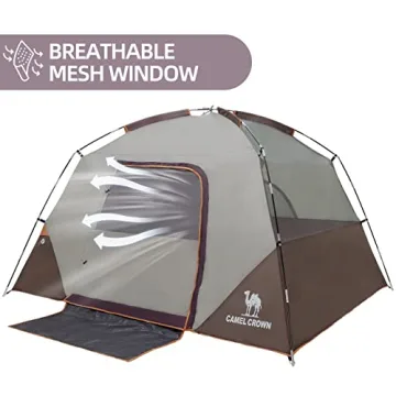 Waterproof CAMEL CROWN Camping Tent for 2-6 People