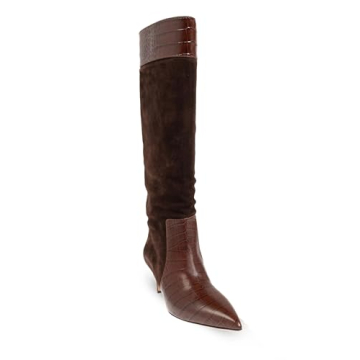 XEYANFYS Women's Suede Knee-High Boots for Fall Style