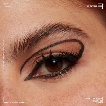 NYX Epic Ink Liner Waterproof Liquid Eyeliner Brown Vegan Formula