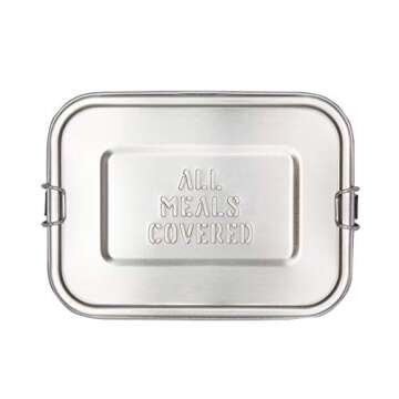 All Meals Covered - Sustainable Stainless Steel Leak Proof Food Container - Eco Friendly, Plastic Fr...