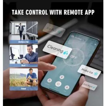 Maksone Nugget Ice Maker - Quick and High Capacity Ice