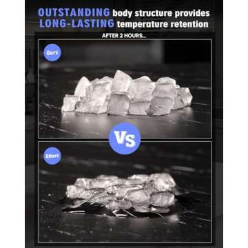 Maksone Nugget Ice Maker - Quick and High Capacity Ice