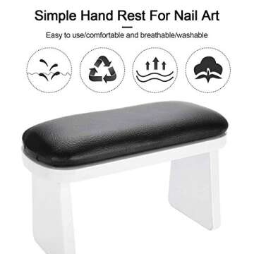 Kalolary Nail Arm Rest for Comfortable Manicure Sessions