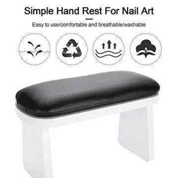 Kalolary Nail Arm Rest for Comfortable Manicure Sessions