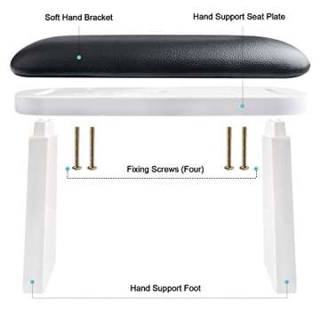 Kalolary Nail Arm Rest for Comfortable Manicure Sessions