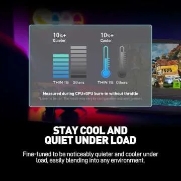 MSI Thin 15 Gaming Laptop with Intel i7 & RTX 4050