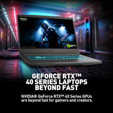 MSI Thin 15 Gaming Laptop with Intel i7 & RTX 4050