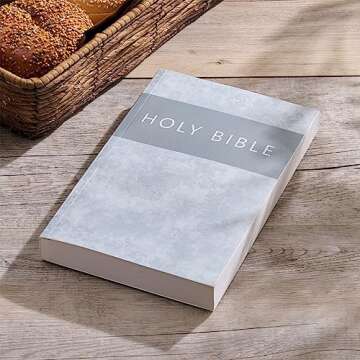 KJV Holy Bible, Outreach Bible - Softcover, King James Version, Silver Damask (KJV Outreach Editions)