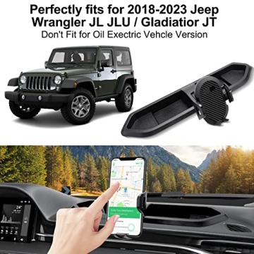 Enhanced Jeep Wrangler & Gladiator Phone Holder